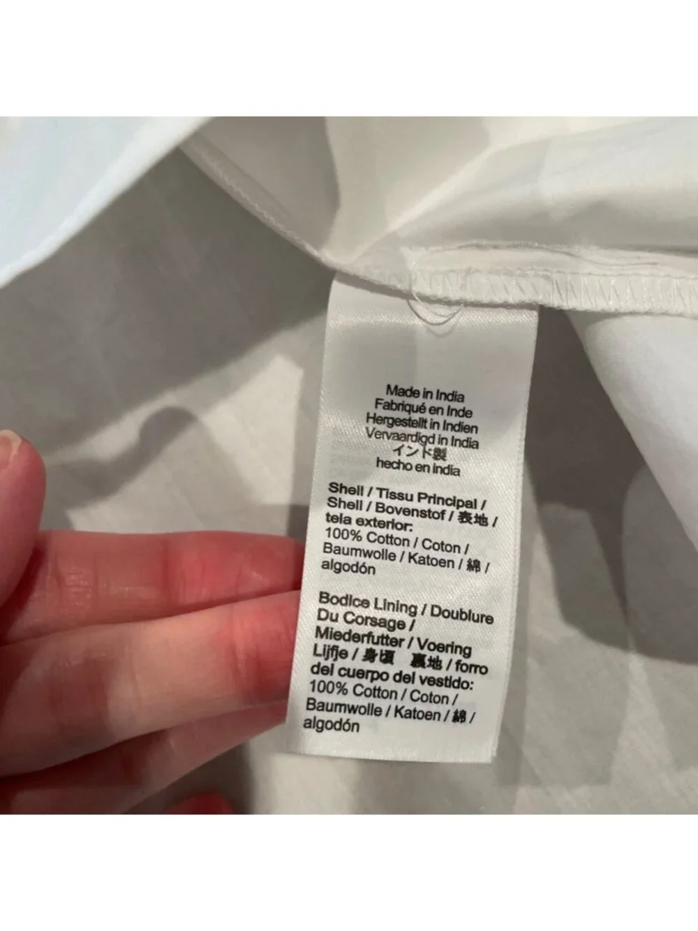 NWT J.Crew Petite Elsie Shirt-Dress MP White Smocked Midi Cotton Poplin A-Line